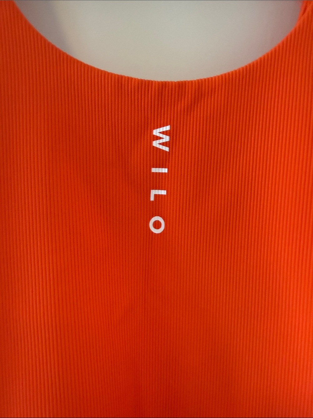 Wilo Orange Ribbed Romper - Picture 3 of 4
